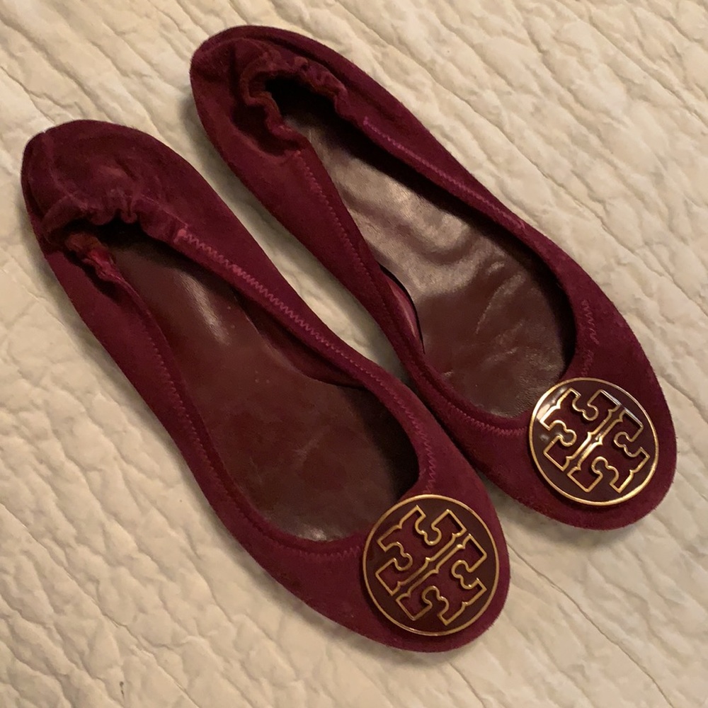 Tory Burch suede flat